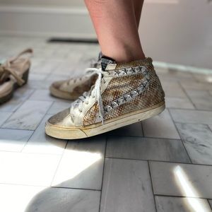 Vintage Havana High Top Trendy Sneakers